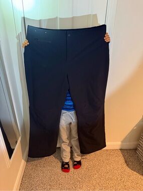 Obermeyer Men's Black Straight Ski Pants